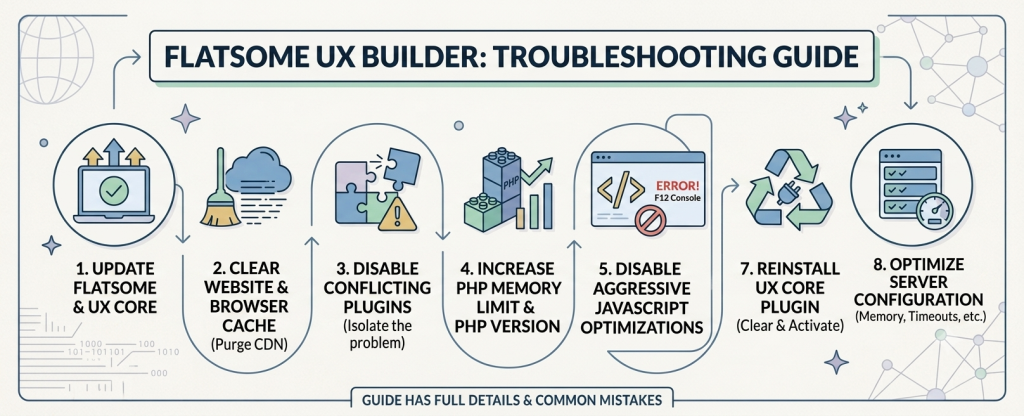 How to Fix Flatsome UX Builder Not Loading