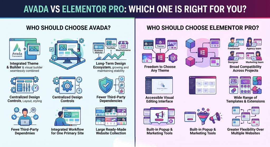 . Who Should Choose Avada in the Avada vs Elementor Pro Comparison