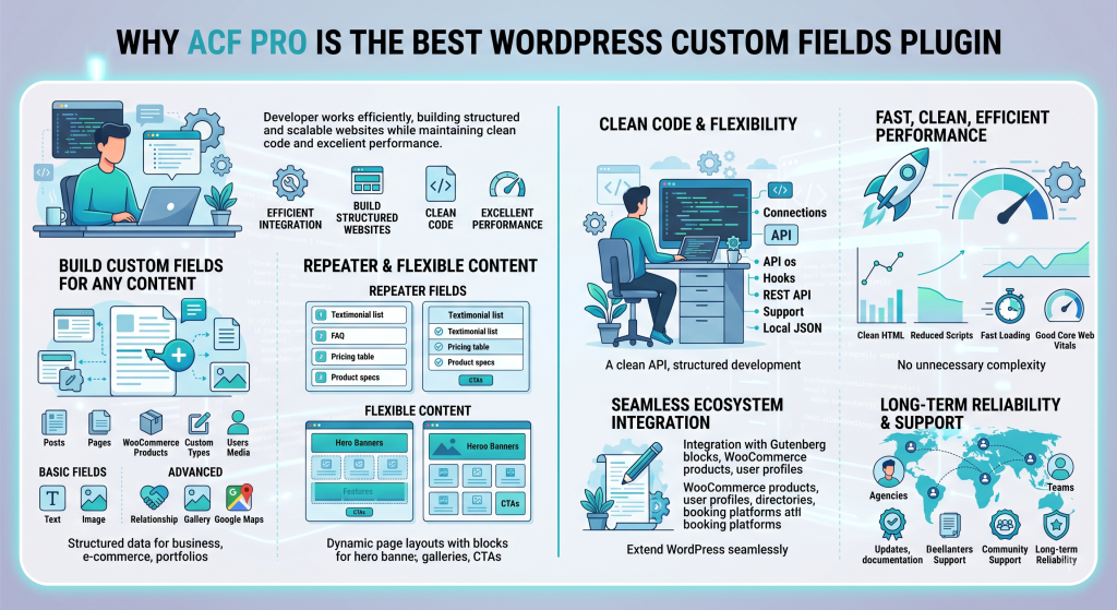 Why ACF Pro Is the Best WordPress Custom Fields Plugin for Developers 2 Why ACF Is the Best WordPress Custom Fields Plugin