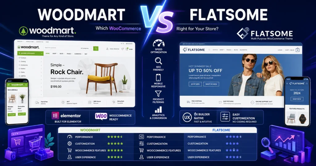 woodmart vs flatsome