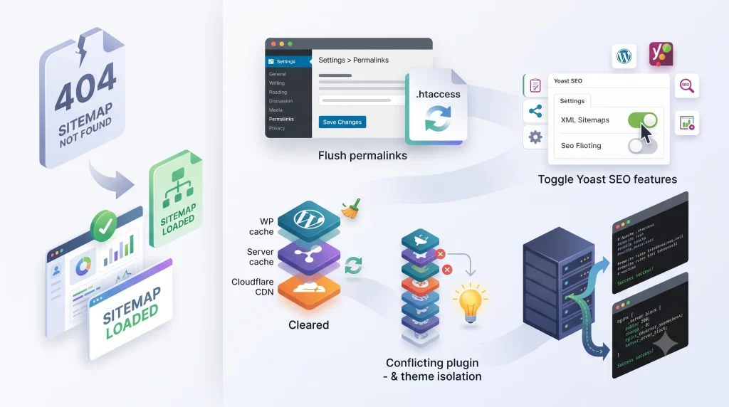 How to Fix Yoast SEO Sitemap 404 Error (Step-by-Step Guide) 2 How to Fix Yoast SEO Sitemap 404 Error