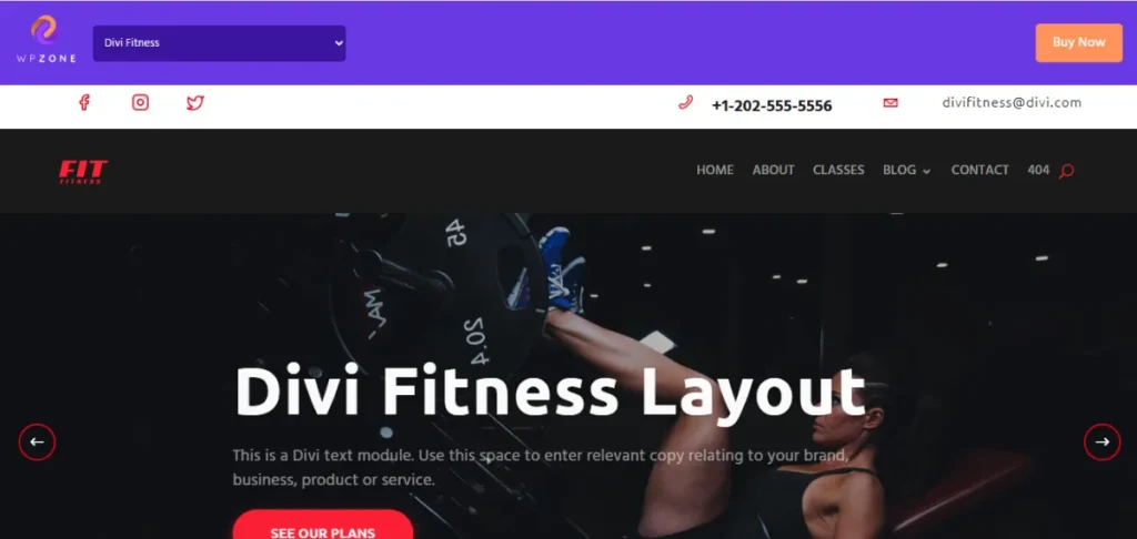 Divi Fitness