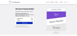 Divi Search Results Module