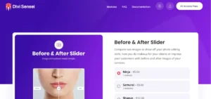 Divi Sensei Before After Slider