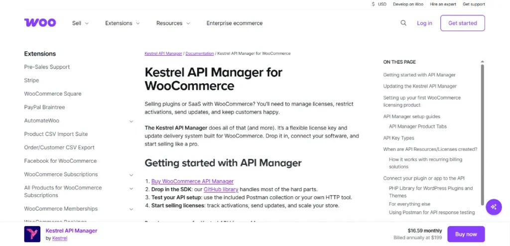 API Manager for WooCommerce