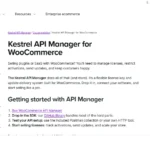 API Manager for WooCommerce