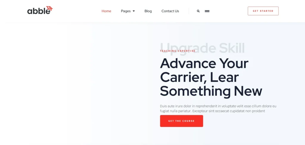 Abble – Online Learning & Education Elementor Kit
