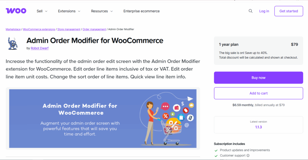 Admin Order Modifier for WooCommerce