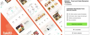 Bakekit – Cake Elementor Template Kit