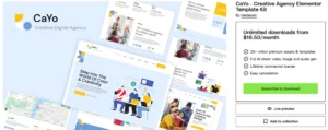 CaYo – Creative Agency Elementor Template Kit