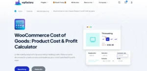 Cost of Goods Product Cost & Profit Calculator for WooCommerce Pro