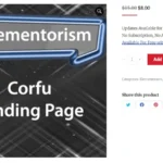 Elementorism Corfu Landing Page