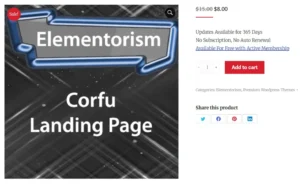 Elementorism Corfu Landing Page