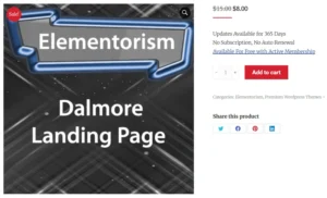 Elementorism Dalmore Landing Page