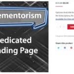 Elementorism Dedicated Landing Page