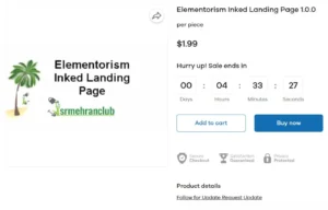Elementorism Inked Landing Page