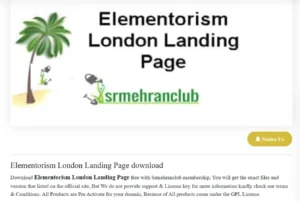 Elementorism London Landing Page
