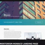 Elementorism Monaco Landing Page