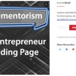 Elementorism The Entrepreneur Landing Page