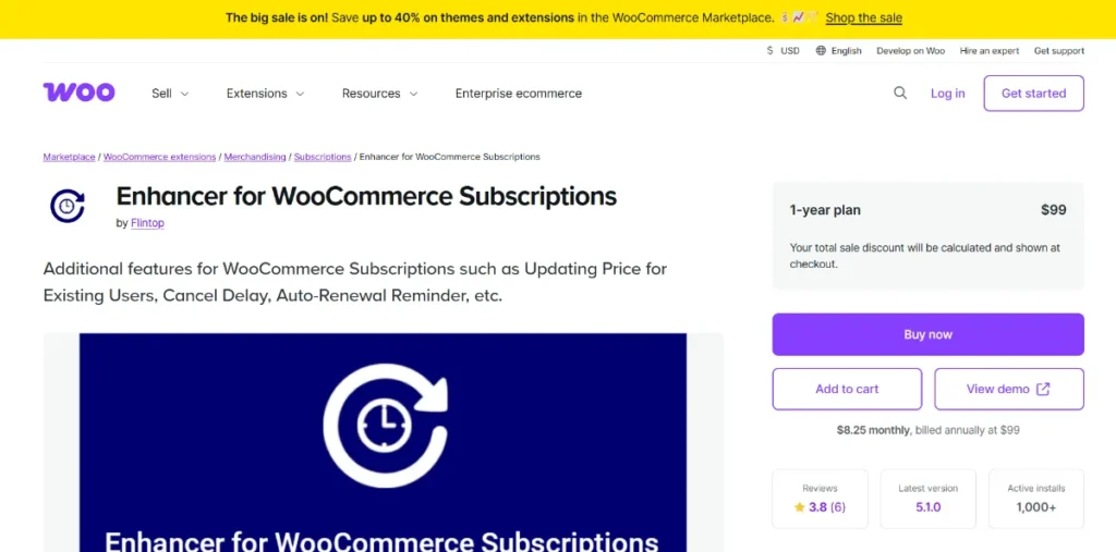 Enhancer for WooCommerce Subscriptions