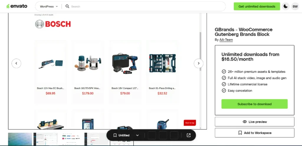 GBrands – WooCommerce Gutenberg Brands Block 1 GBrands – WooCommerce Gutenberg Brands Block