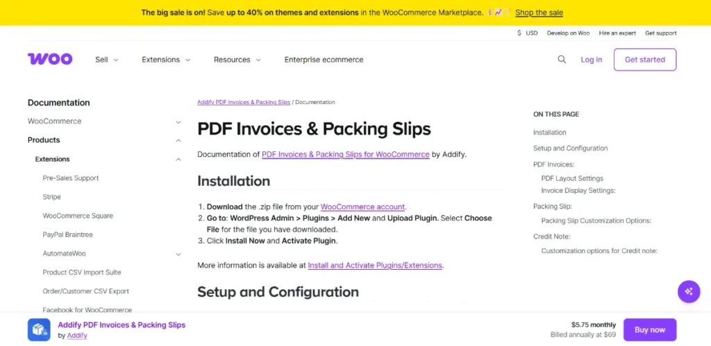PDF Invoices & Packing Slips for WooCommerce – Premium Templates