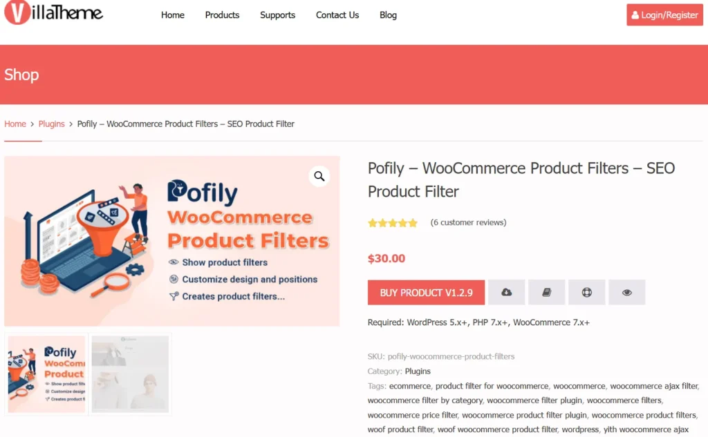 Pofily – WooCommerce Product Filters Premium