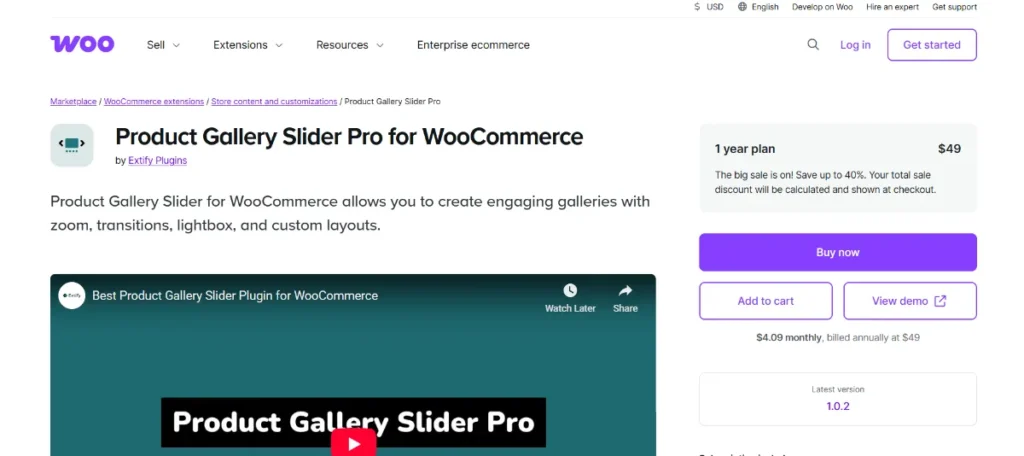 Product Gallery Slider for WooCommerce PRO