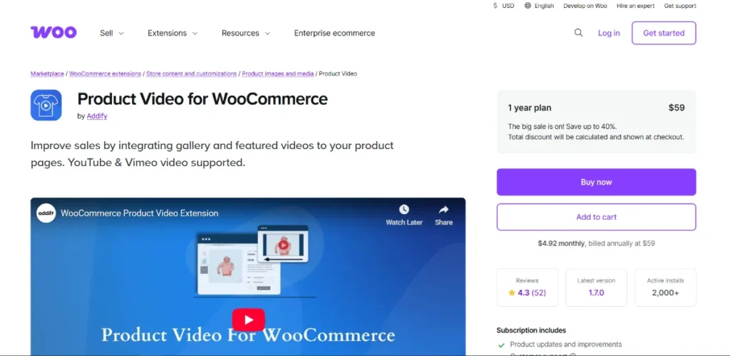 Product Video for WooCommerce