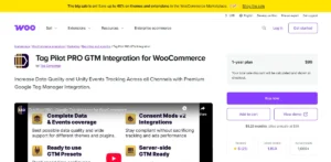Tag Pilot PRO – Google Tag Manager Integration for WooCommerce