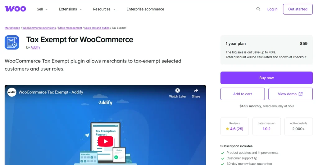 Tax Exempt for WooCommerce