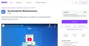 Tax Exempt for WooCommerce