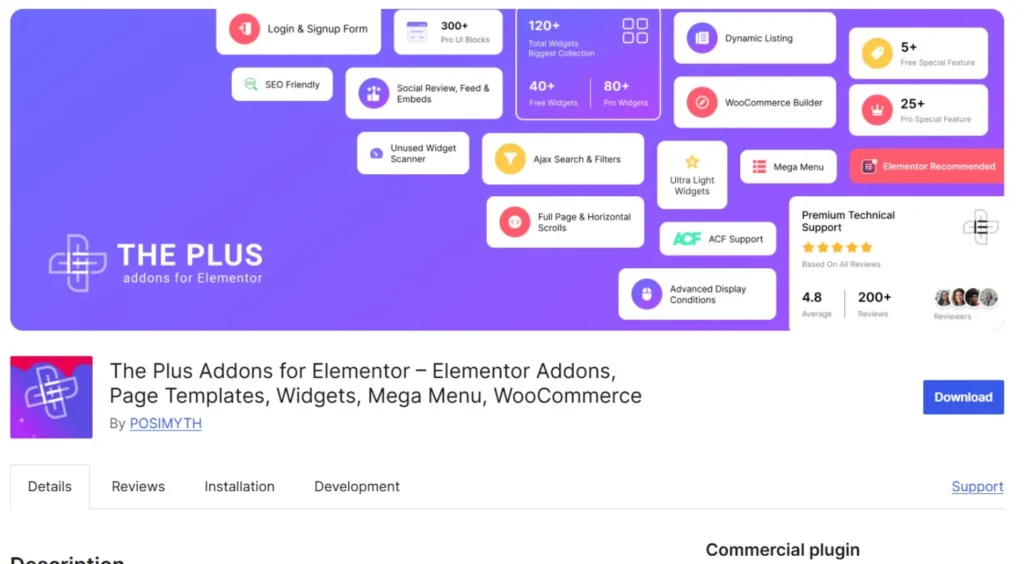 The Plus Addons for Elementor