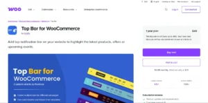 Top Bar for WooCommerce