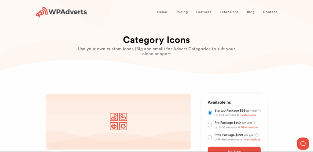 WP Adverts – Category Icons