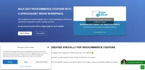 WP Sheet Editor – WooCommerce Coupons (Premium)
