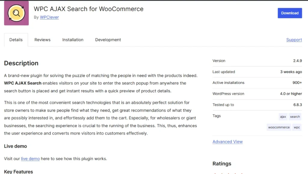 WPC AJAX Search for WooCommerce (Premium)