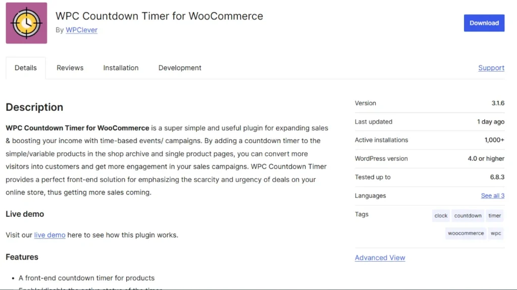 WPC Countdown Timer for WooCommerce (Premium)