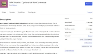 WPC Product Options for WooCommerce (Premium)