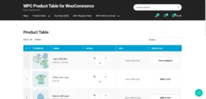 WPC Product Table for WooCommerce (Premium)