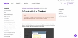 WooCommerce 2Checkout Inline Extension
