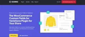 WooCommerce Custom Fields for Variations by Iconic