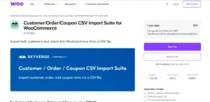 WooCommerce Customer-Order-Coupon CSV Import Suite