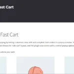 WooCommerce Fast Cart