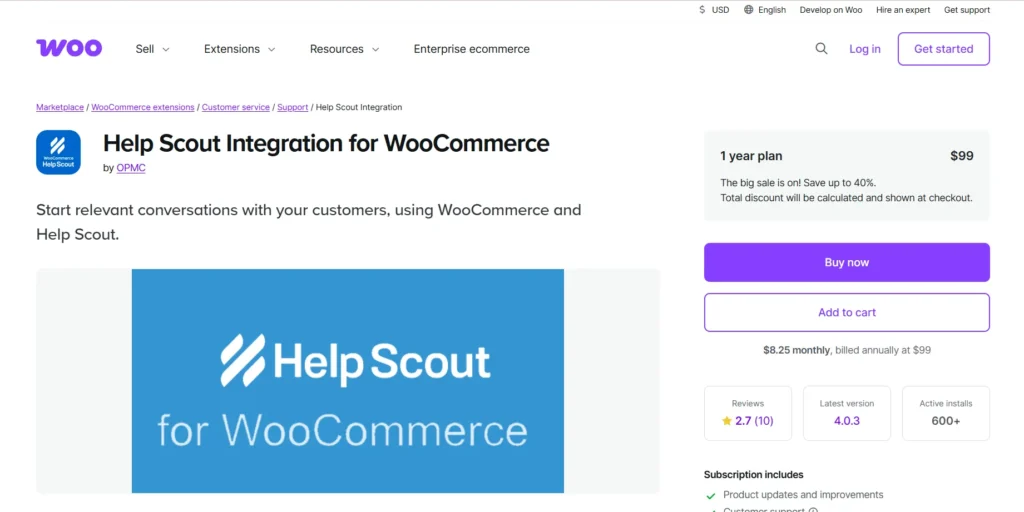 WooCommerce Help Scout