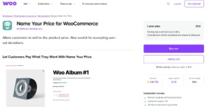WooCommerce Name Your Price