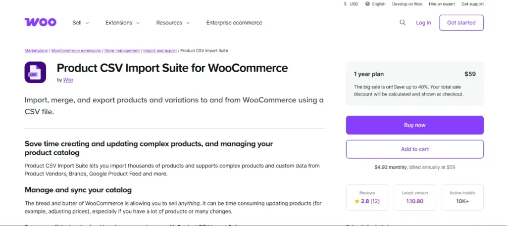 WooCommerce Product CSV Import Suite