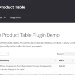 WooCommerce Product Table PRO