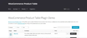 WooCommerce Product Table PRO