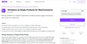 WooCommerce Show Single Variations by Iconic